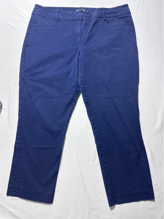 7th Avenue Design Studio Pants - 7th Avenue Design Studio Navy Blue Classic Pants Size 14 - Comfy & Stylish!